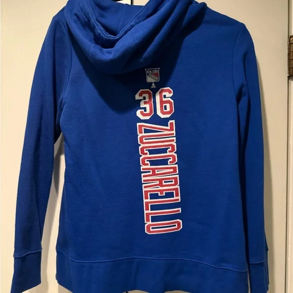 NHL New York Rangers Royal Blue Pullover Hoodie - Picture 2 of 2